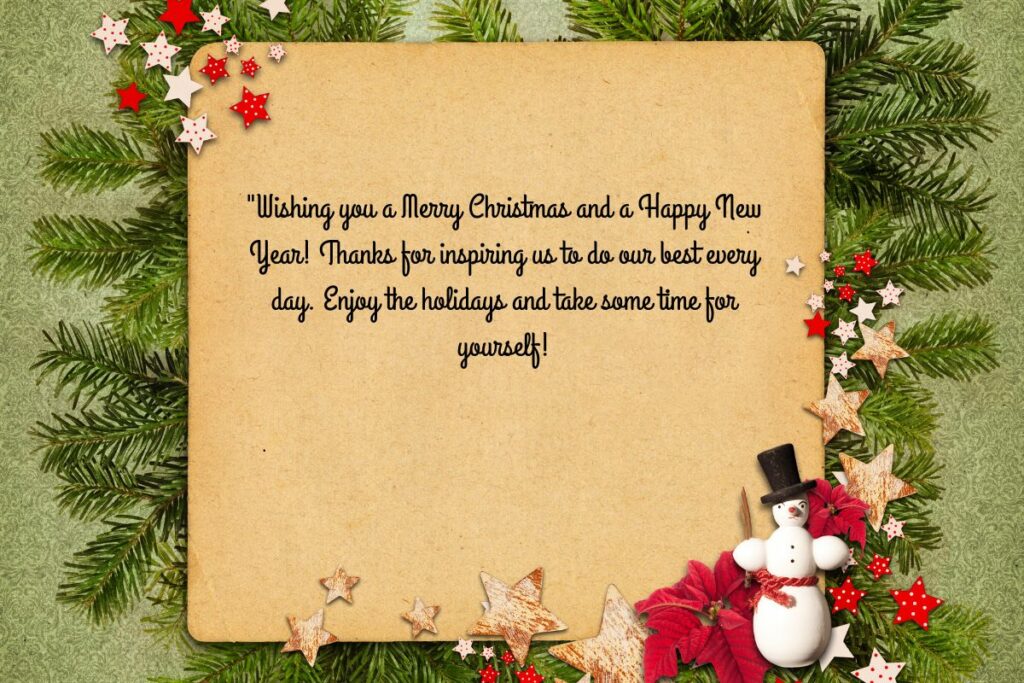 Christmas Greeting Ideas for Teachers