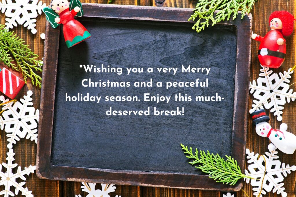 Christmas Greeting Ideas for Teachers