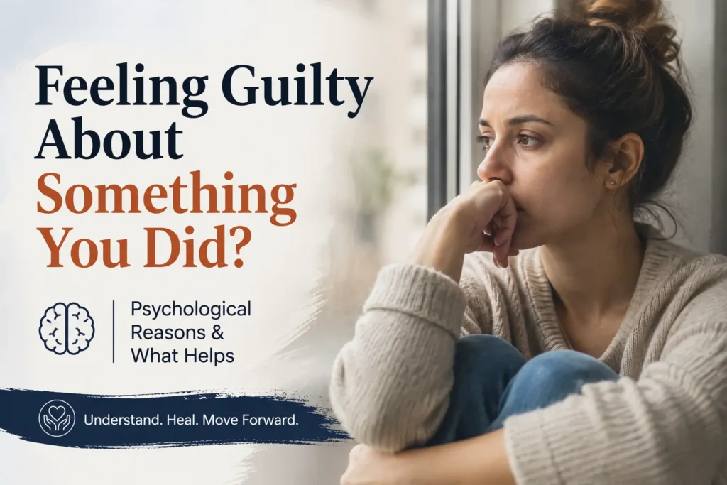 How to Stop Feeling Guilty About Something You Did 2 Feeling guilty about something you did and struggling to move on