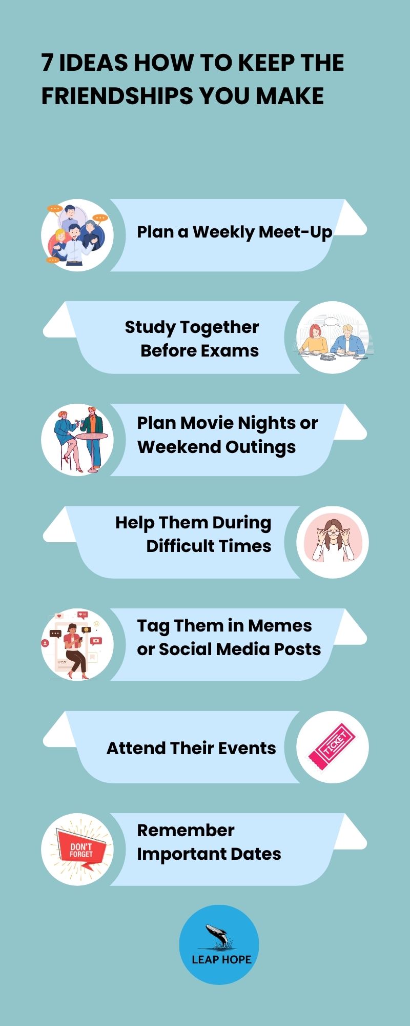 Ideas How to Keep the Friendships You Make