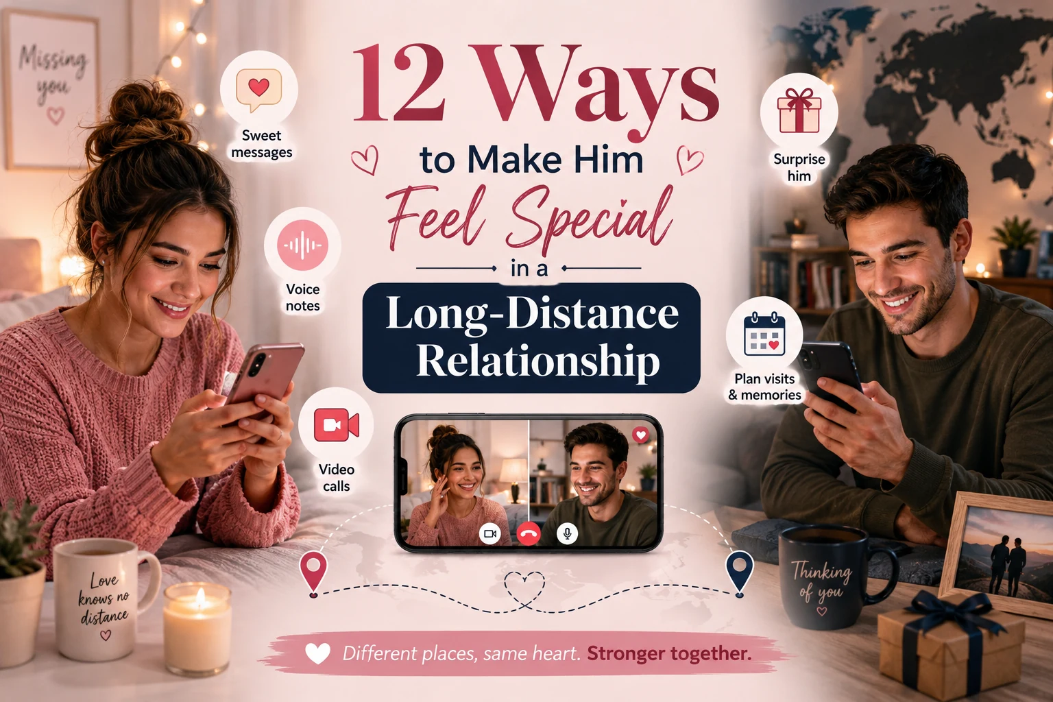 How to Make Him Feel Special in a Long-Distance Relationship 3 12 ways to make him feel special in a long-distance relationship using messages, video calls, trust, surprises and future plans