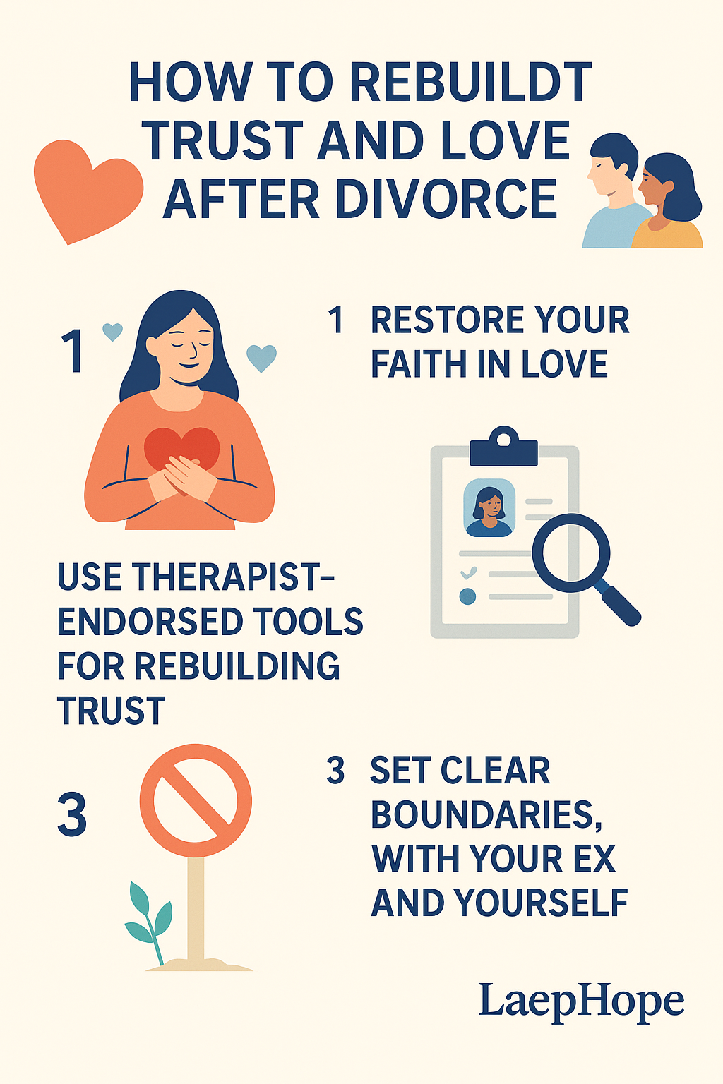 Guide To Rebuild Trust and Love After Divorce