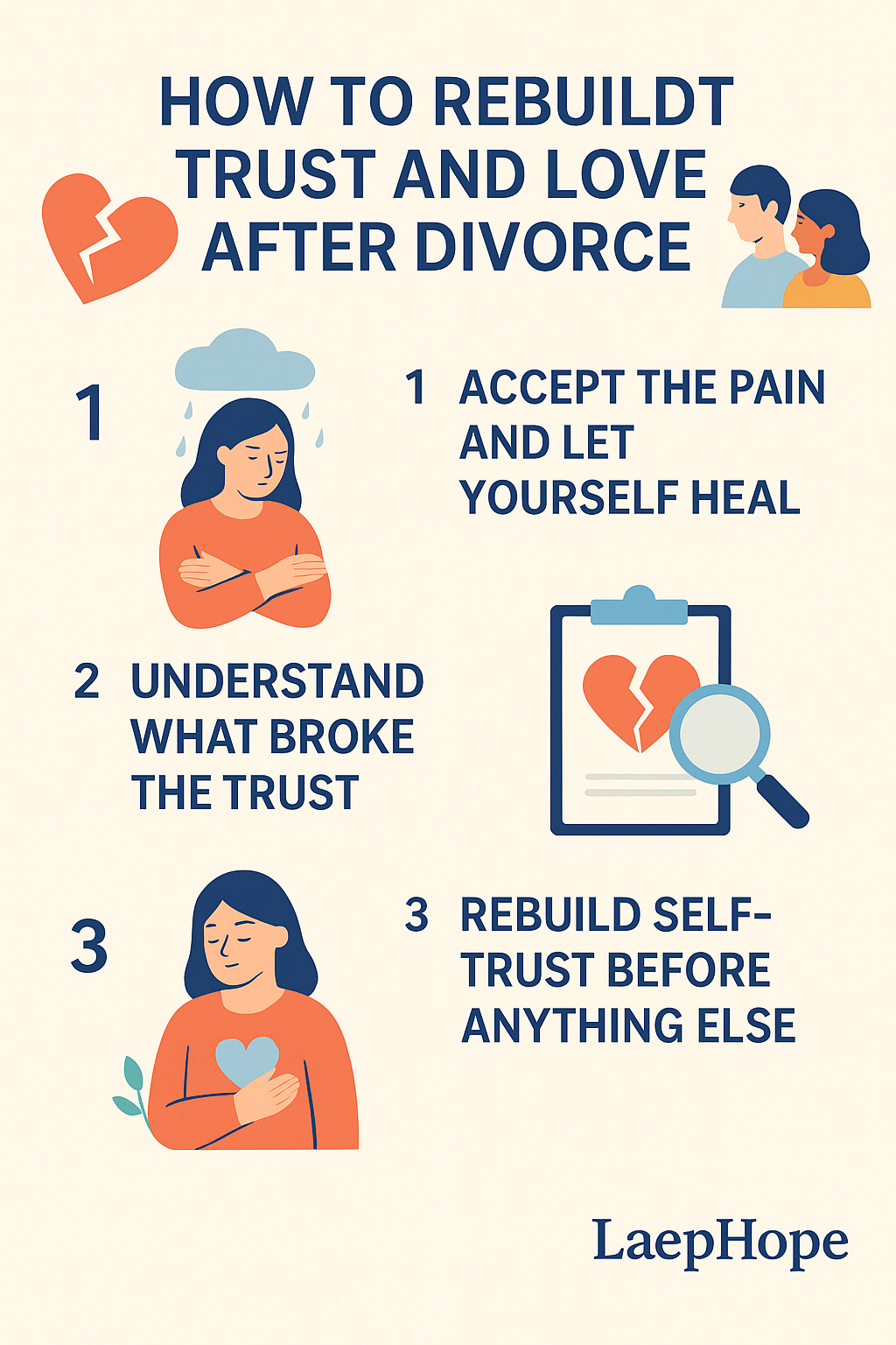 Guide To Rebuild Trust and Love After Divorce