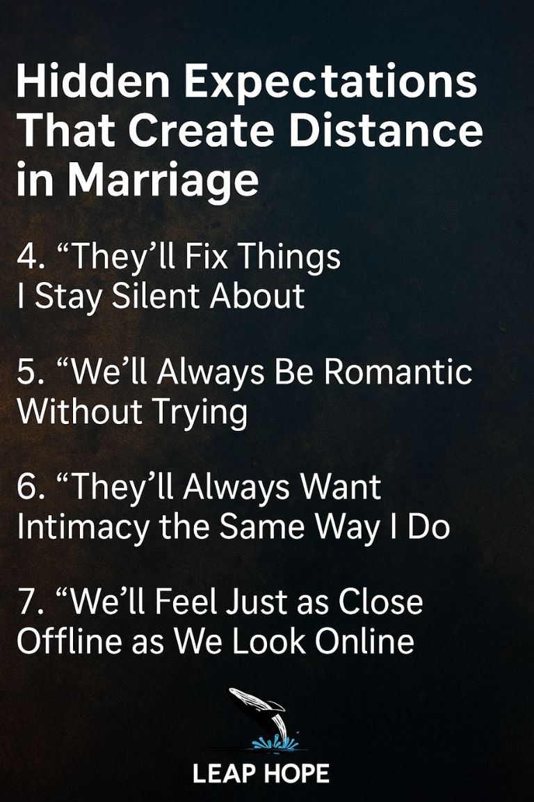 Hidden Expectations That Create Distance in Marriage