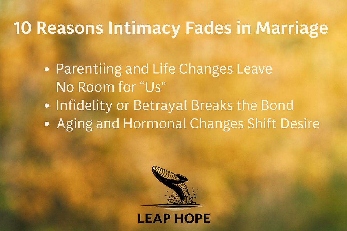 Reasons Intimacy Fades in Marriage