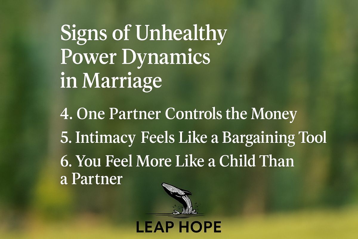 Signs of Unhealthy Power Dynamics in Marriage