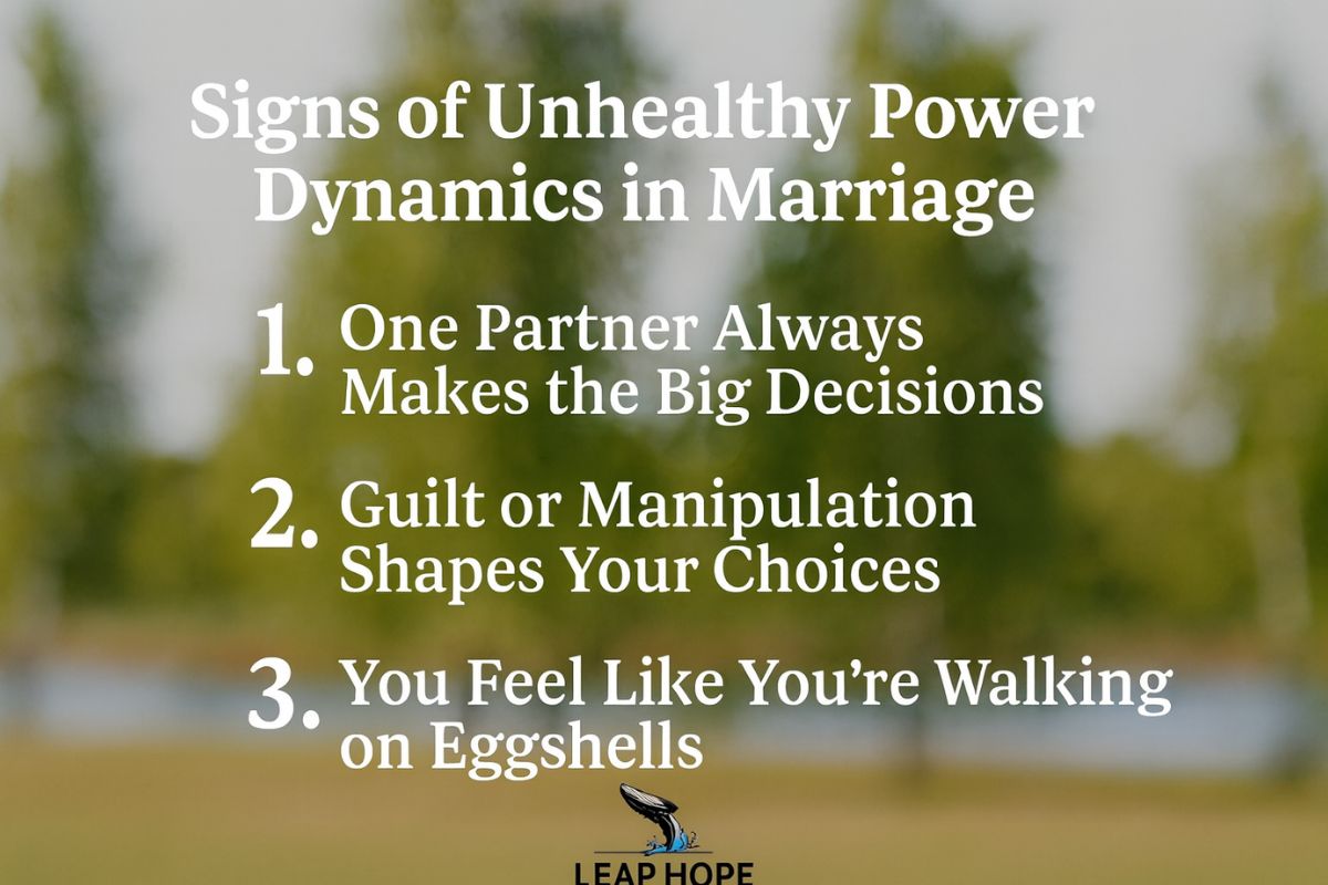 Signs of Unhealthy Power Dynamics in Marriage