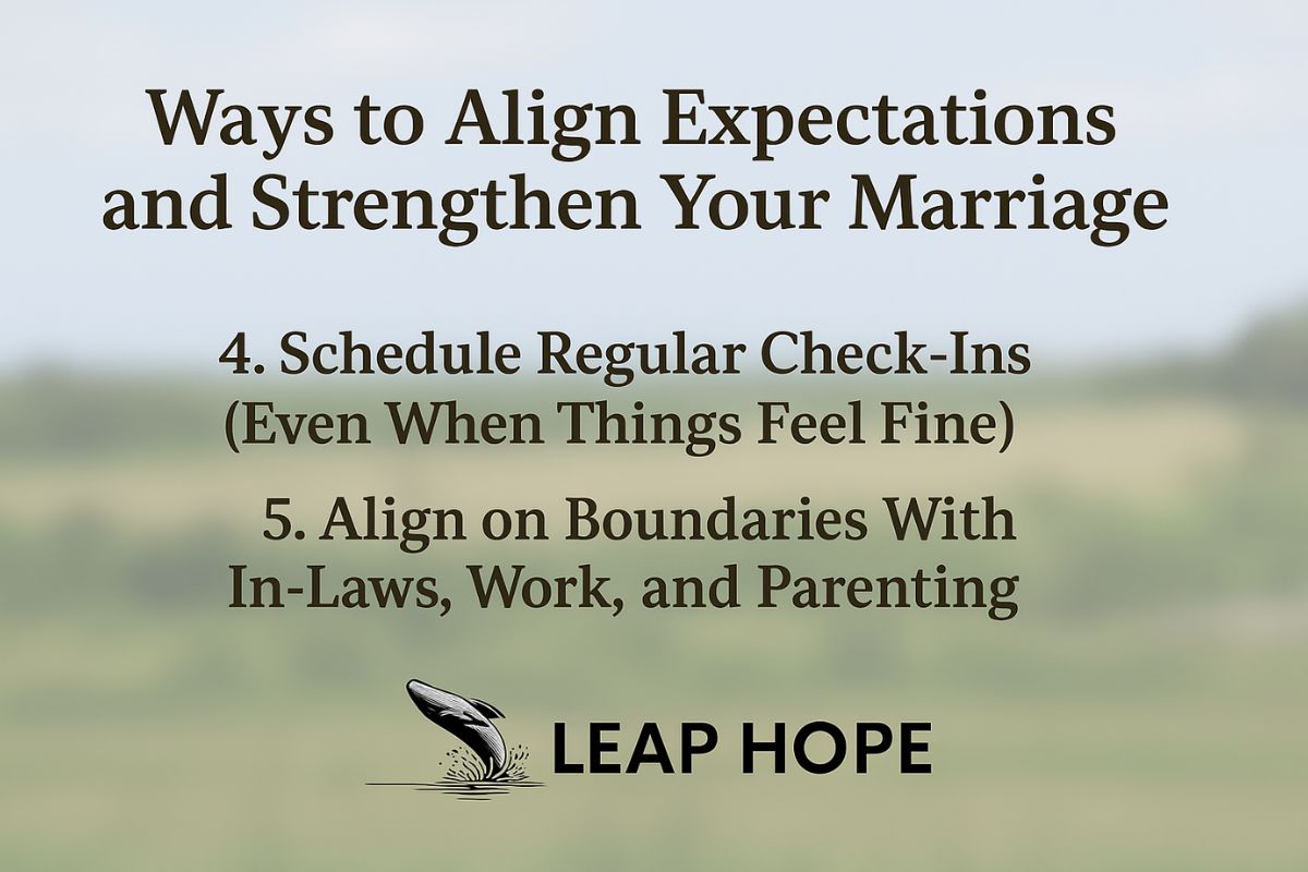 Ways to Align Expectations and Strengthen Your Marriage