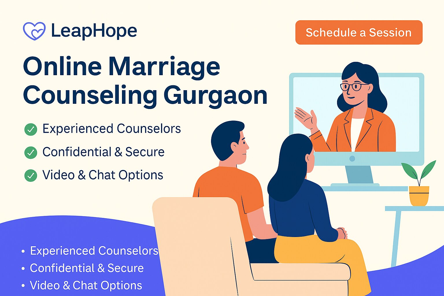 LeapHope online marriage counselling in Gurgaon