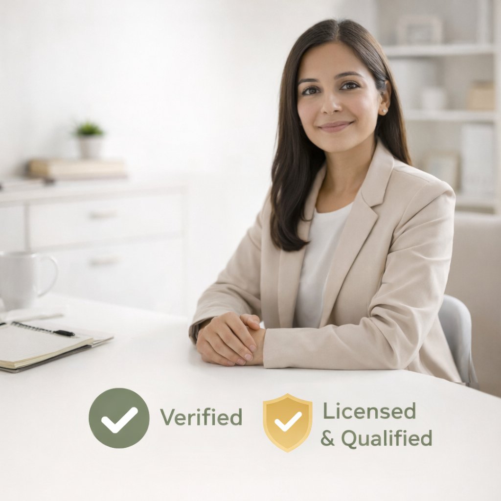 Licensed therapist providing professional online therapy support