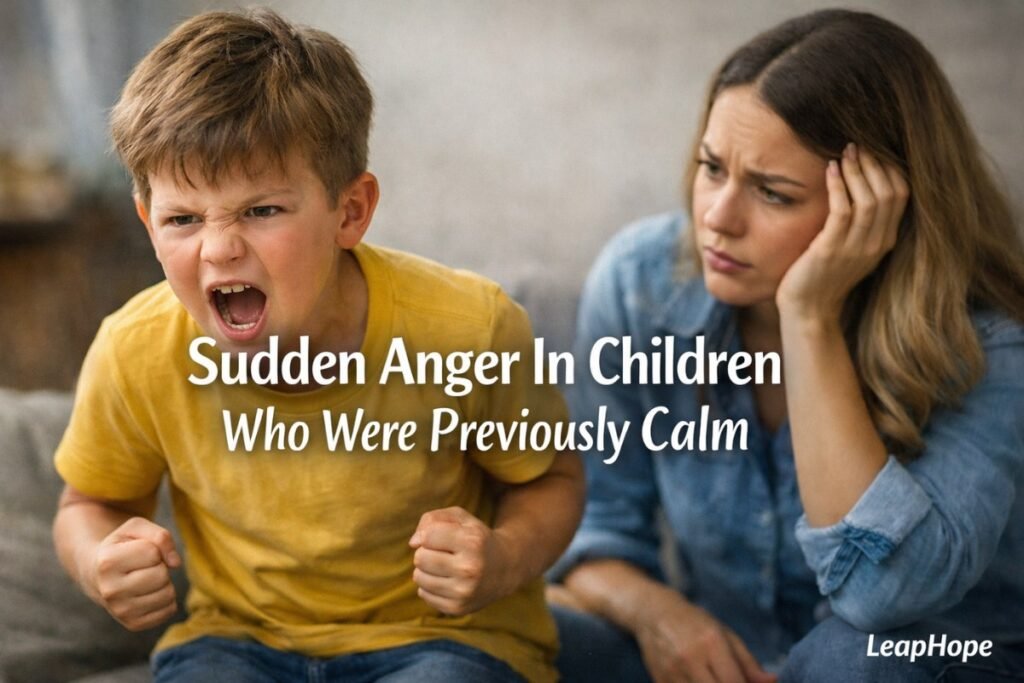 Sudden Anger In Children
