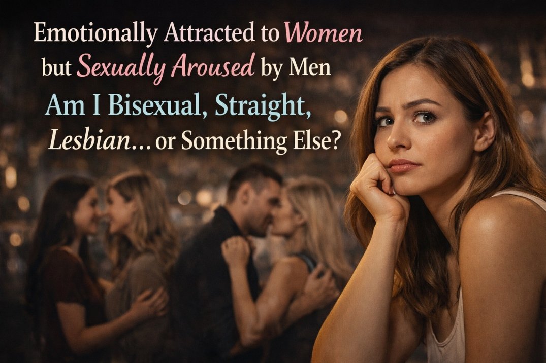 Emotionally Attracted to Women but Sexually Aroused by Men, What Does This Mean for My Sexual Orientation? 5 Confused woman questioning her sexual orientation, emotionally attracted to women but sexually aroused by men