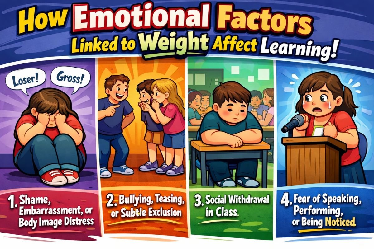 Emotional Factors Linked to Weight Affect Learning For Child 