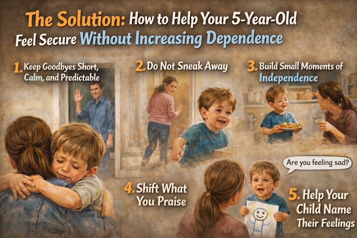 My 5-Year-Old Gets Over-Attached, Struggles With Goodbyes, and Tries Too Hard to Please Others – Should I Be Worried? 4 How to Help Your 5-Year-Old Feel Secure