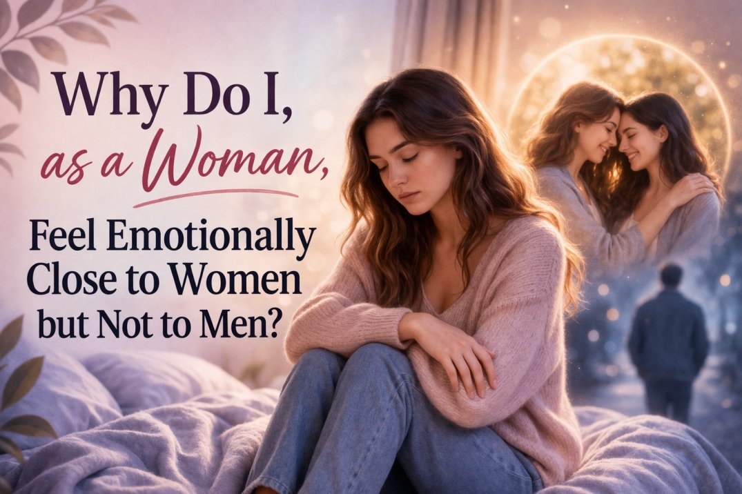 Emotionally Attracted to Women but Sexually Aroused by Men, What Does This Mean for My Sexual Orientation? 3 Woman feeling emotionally close to other women but not to men, thoughtful female reflecting on connection and relationships