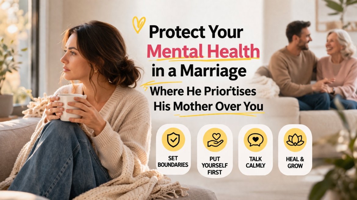 Wife feeling emotionally stressed while husband prioritises his mother over her in marriage