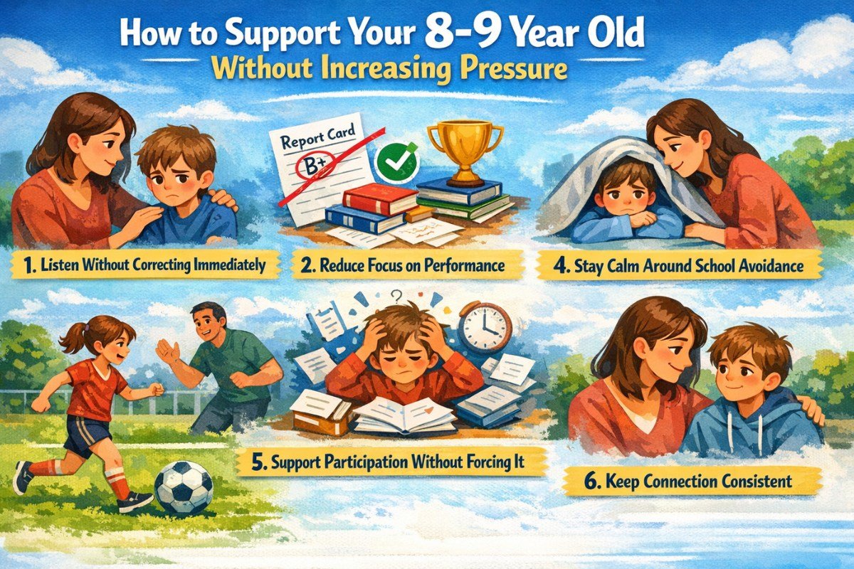 My 8–9 Year Old Is Struggling Emotionally and Avoiding School What Should I Do? 4 Support Your 8–9 Year Old Child