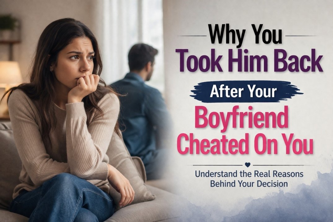 Woman feeling conflicted after taking back boyfriend who cheated