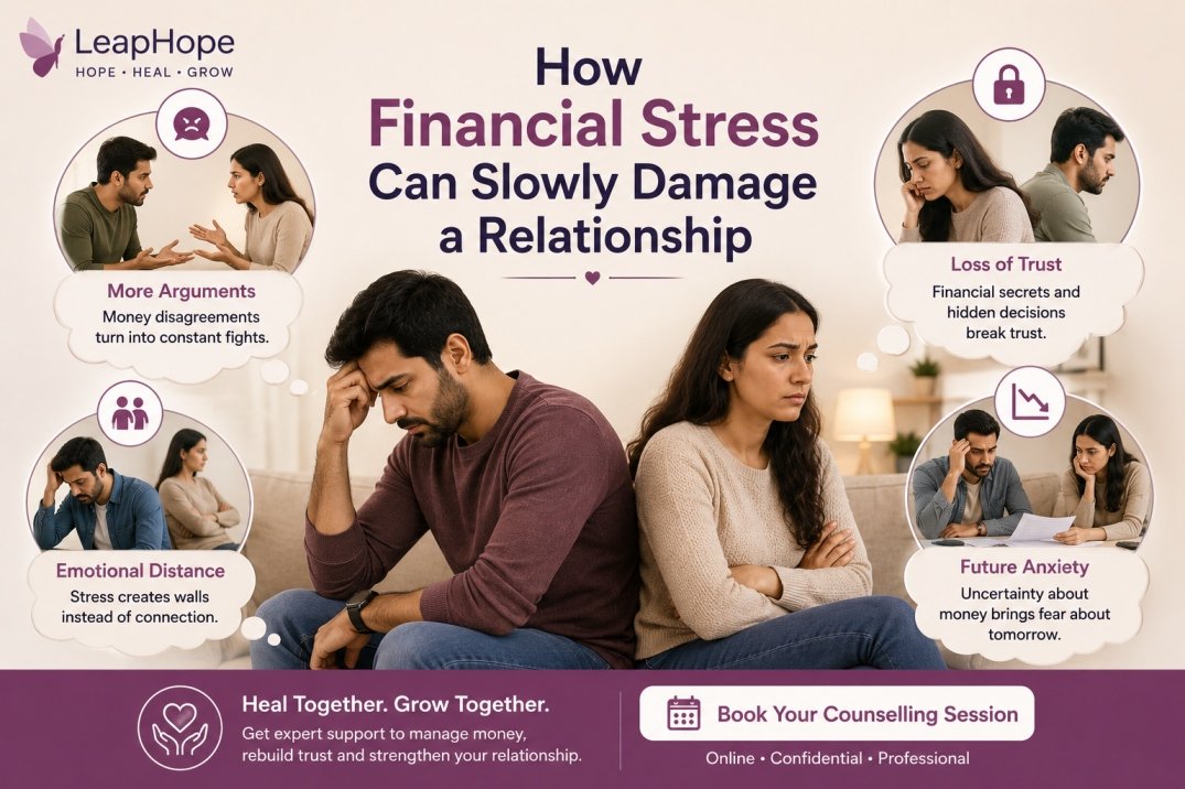 How financial stress can affect a relationship