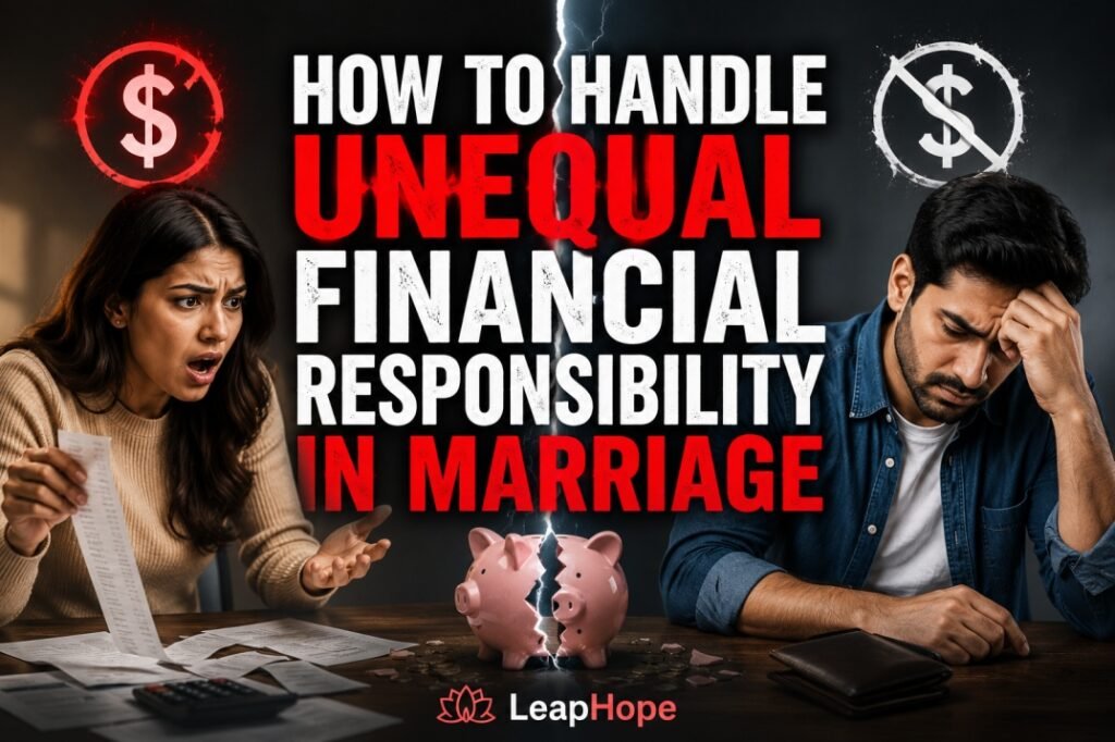 How to Handle Unequal Financial Responsibility in Marriage 2 Struggling with unequal financial responsibility in marriage? Learn how couples can manage money stress, shared expenses, resentment, and financial imbalance in a healthy way.