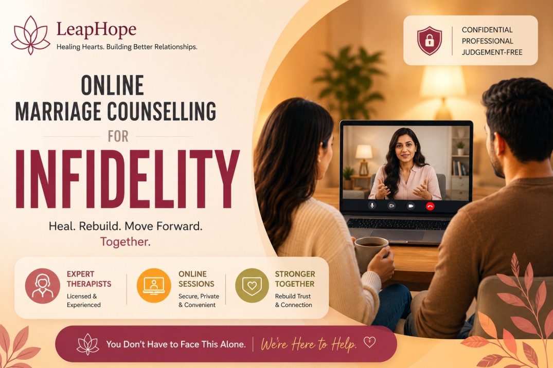 Online marriage counselling for infidelity and affair recovery