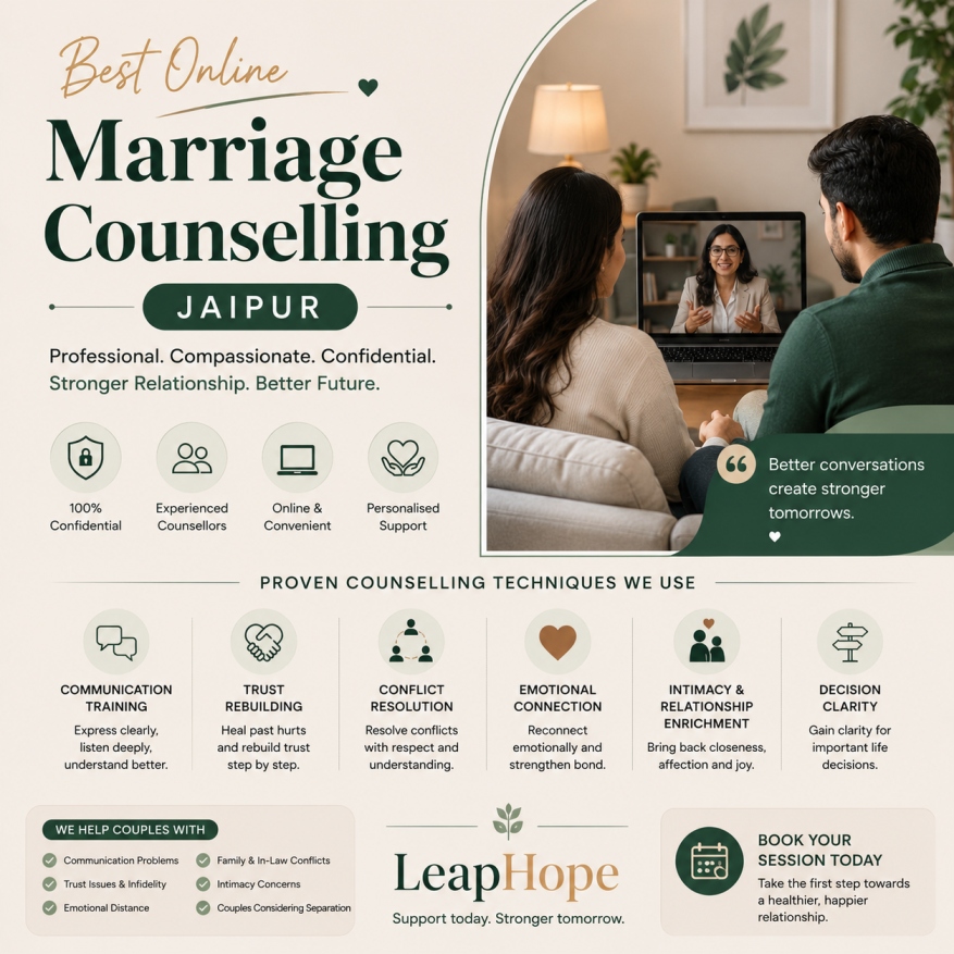 Online Marriage Counselling in Jaipur 5 Experienced Marriage Counsellors Helping Jaipur Couples
