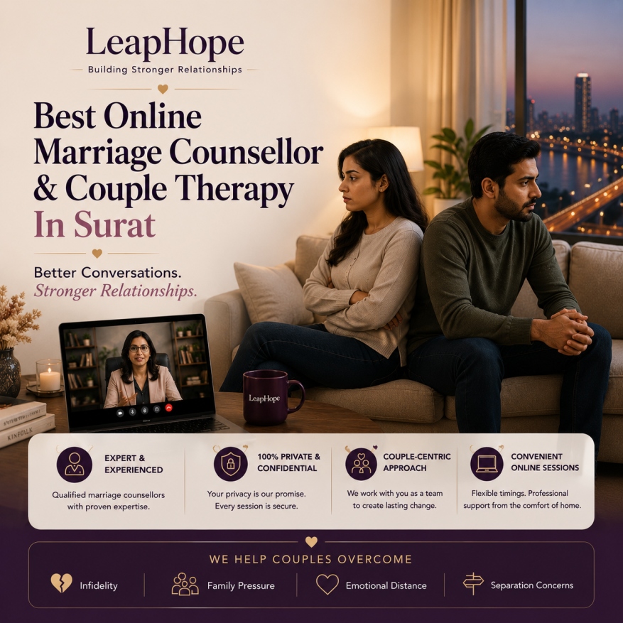 Expert Online Marriage Counselling in Surat