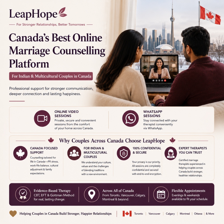 Online Marriage Counseling in Canada - LeapHope