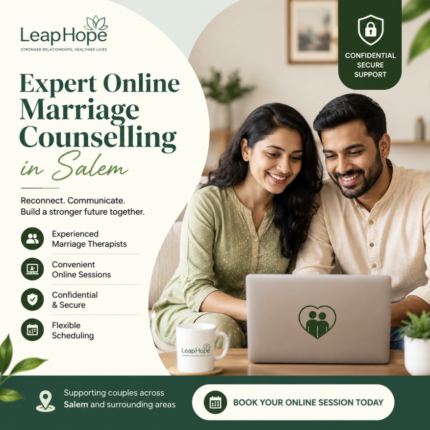 Online Marriage Counselling Salem | Expert Couples & Relationship Help 1 Online Marriage Counselling in Salem