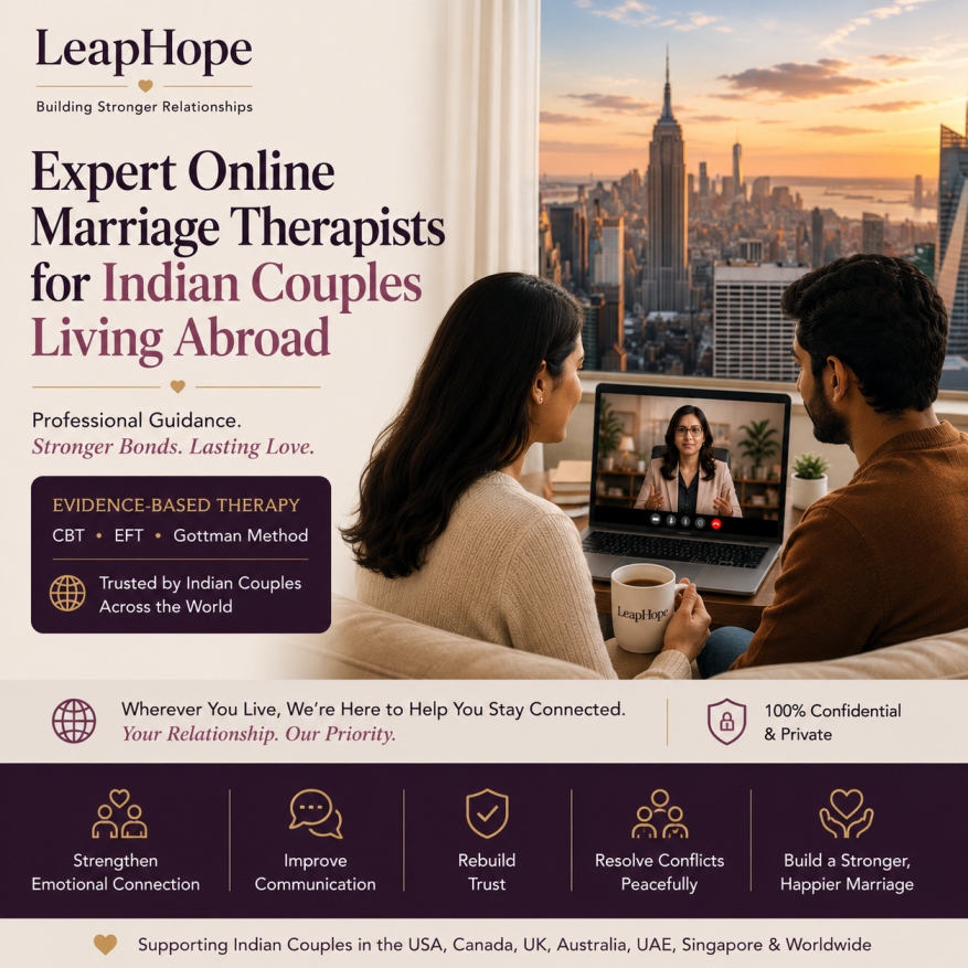 Online Marriage Counselling for NRI Couples - LeapHope