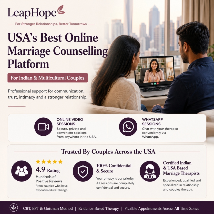 Online Marriage Counseling in the USA 5 Marriage Counseling in the USA - LeapHope