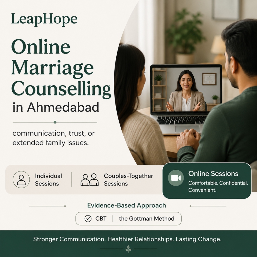 Online Marriage Counselling in Ahmedabad - LeapHope