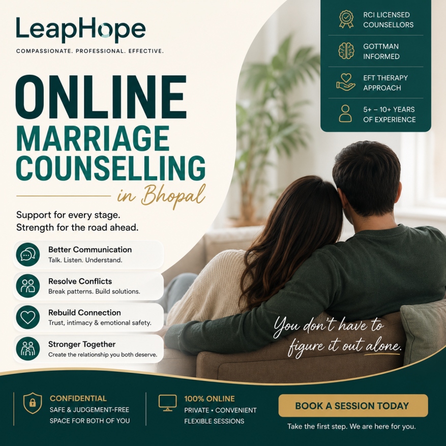 Online Marriage Counselling in Bhopal