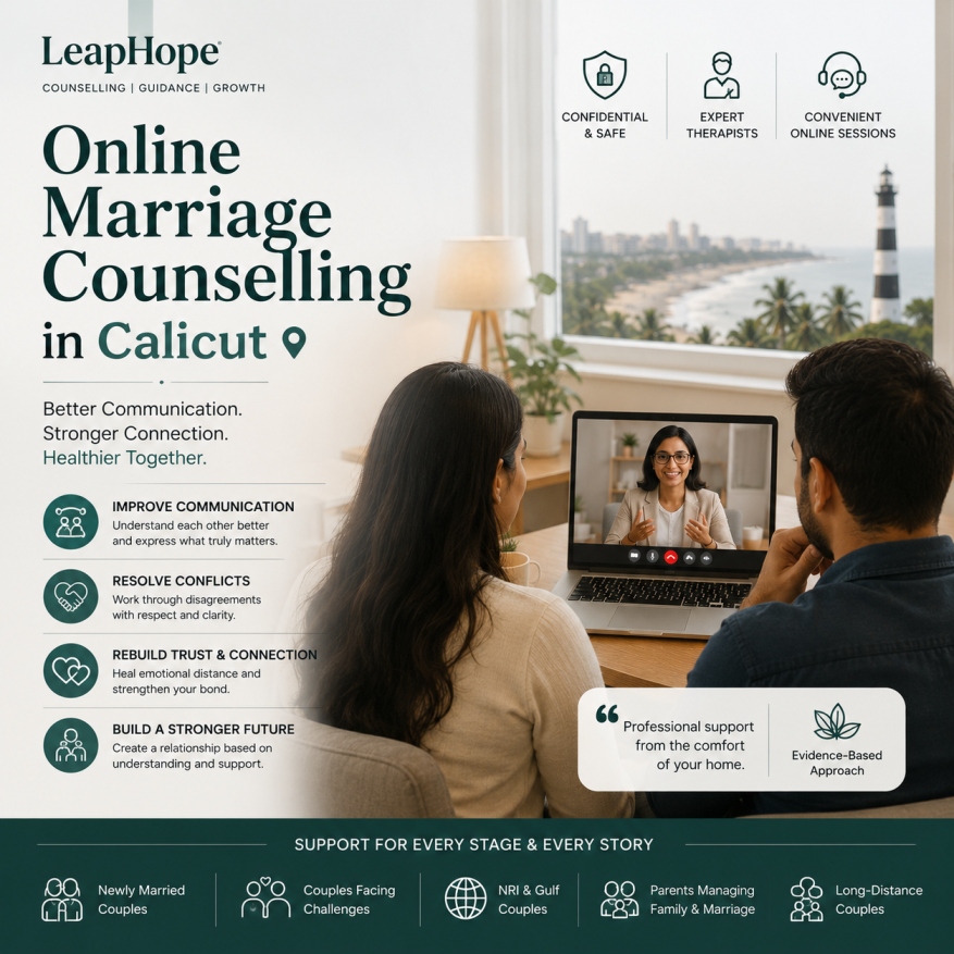 Experienced Marriage Counsellors and Relationship Therapists at LeapHope