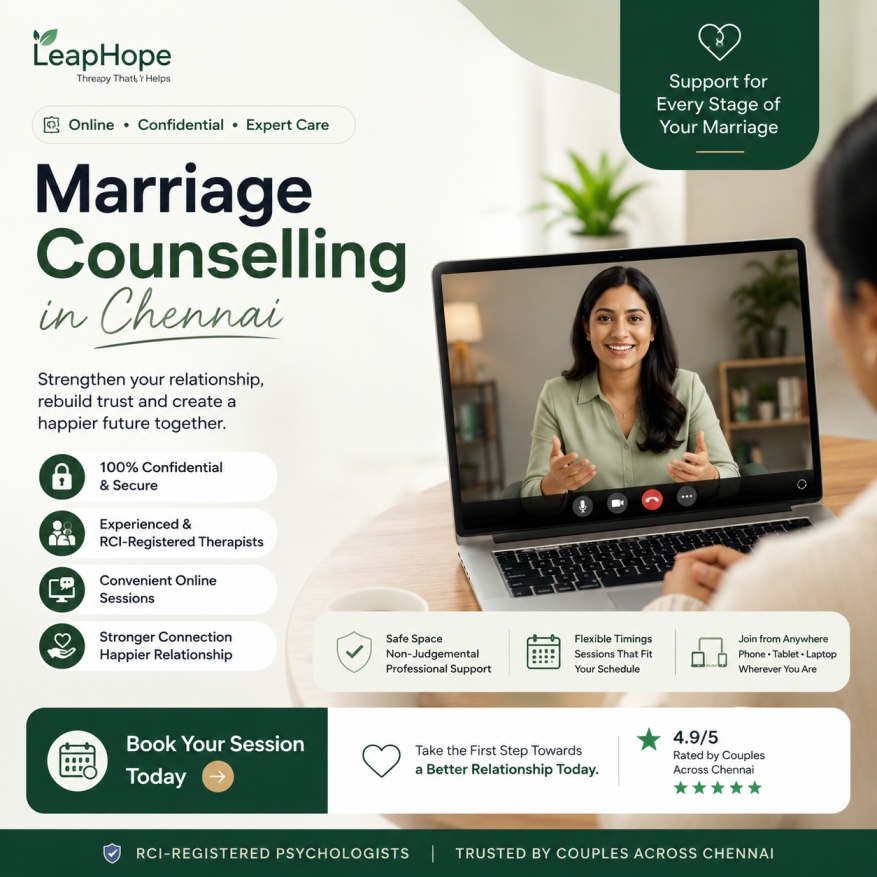 Online Marriage Counselling in Chennai - LeapHope