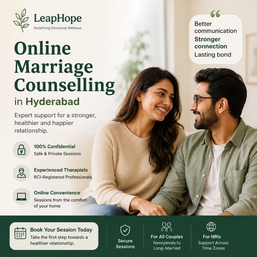 Online Marriage Counselling in Hyderabad - LeapHope
