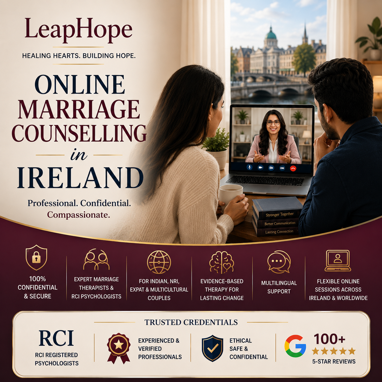 Online Marriage Counselling in Ireland - LeapHope