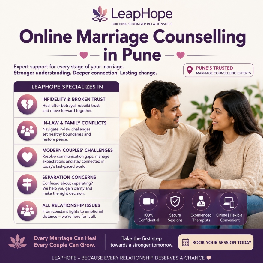 Online Marriage Counselling in Pune - LeapHope