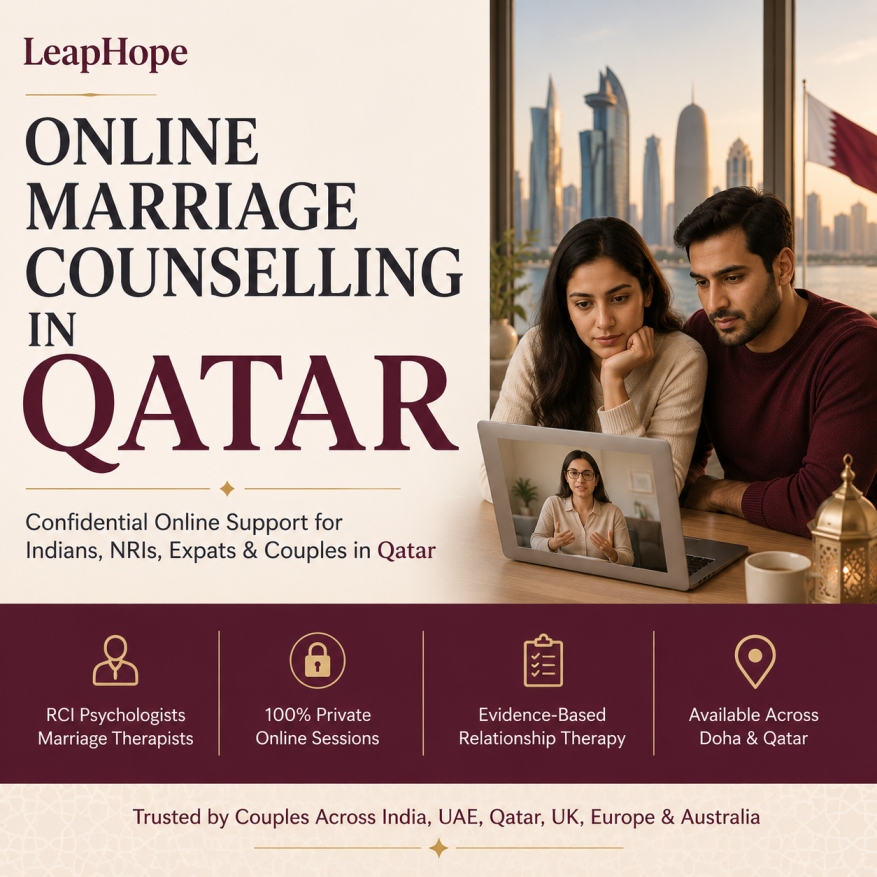Online Marriage Counselling in Qatar for Indians, Expats, Arab Families and Multicultural Couples