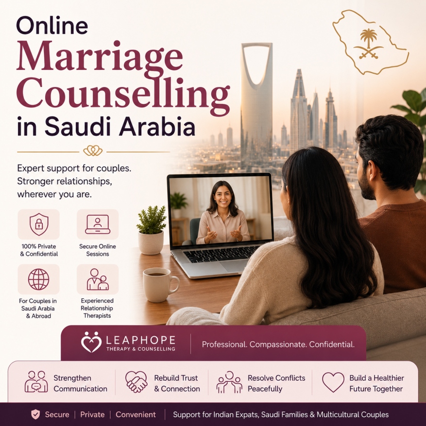 Online Marriage Counselling in Saudi Arabia 1 Online Marriage Counselling in Saudi Arabia for Indian Expats, Saudi Families and Multicultural Couples