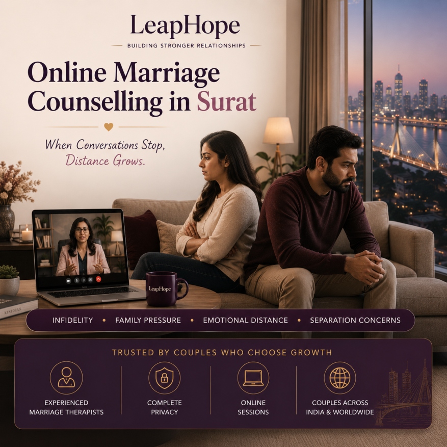Online Marriage Counselling in Surat - LeapHope