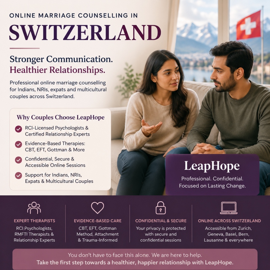 Online Marriage Counselling in Switzerland - LeapHope