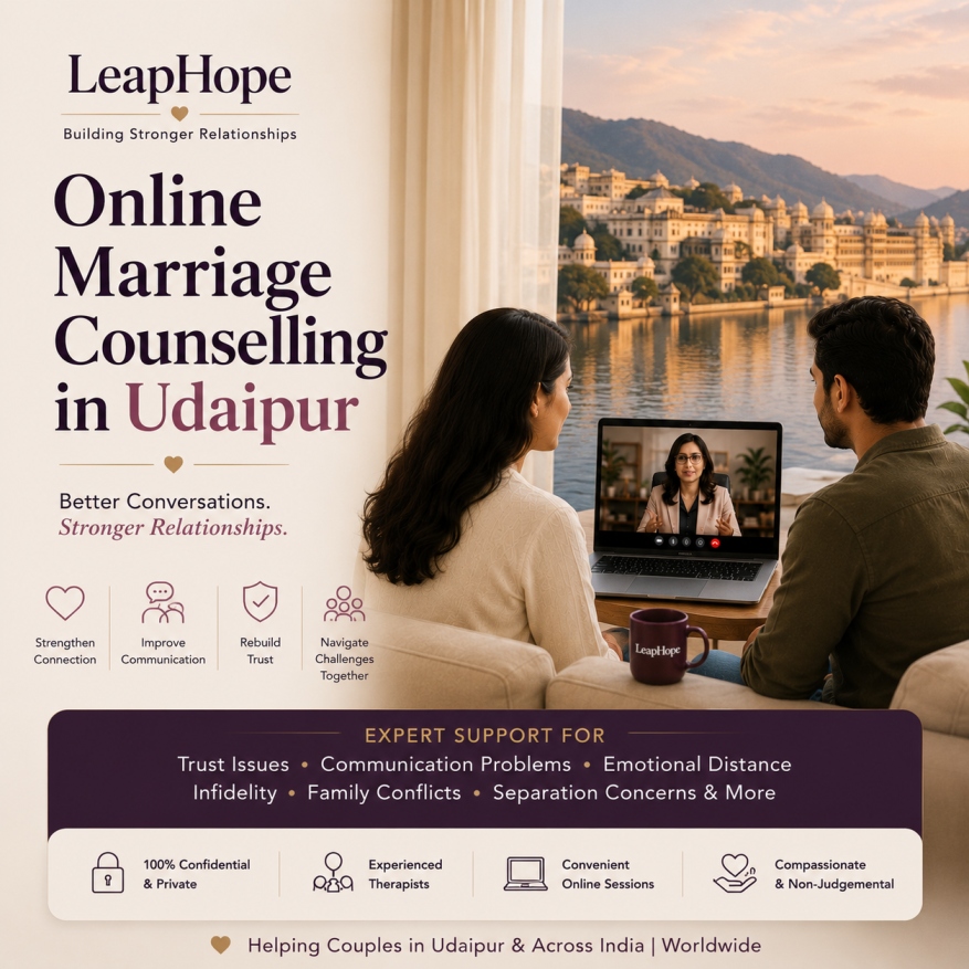 Online Marriage Counselling in Udaipur 1 Online Marriage Counselling in Udaipur - LeapHope