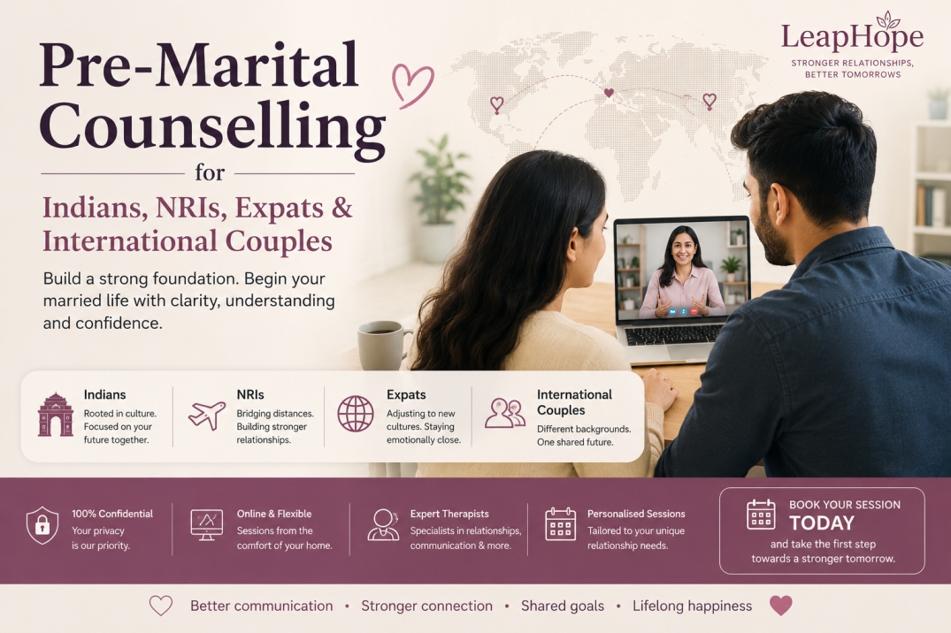 Pre-marital counselling for Indians, NRIs, expats and international couples