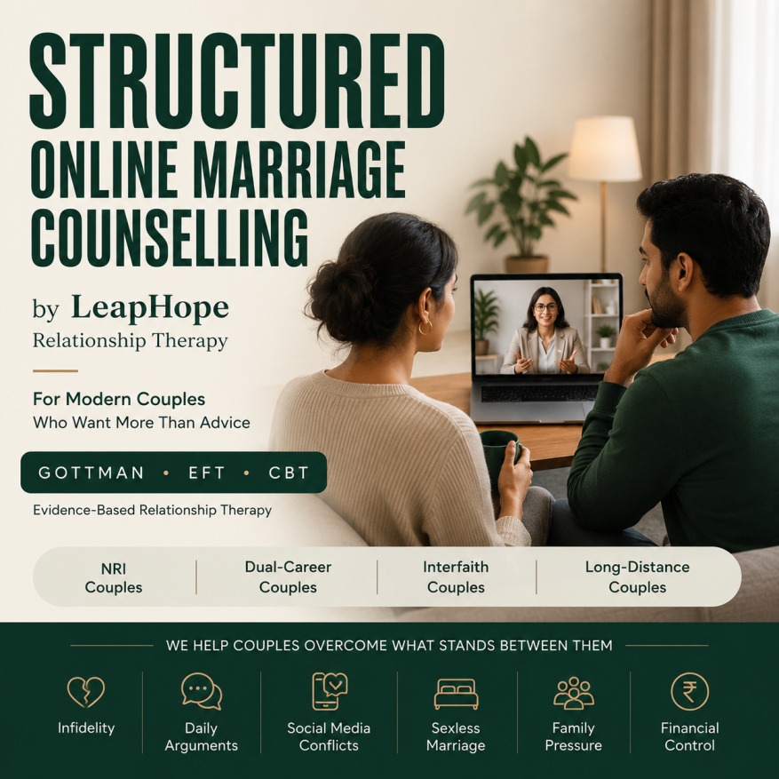 Structured Online Marriage Counselling at LeapHope