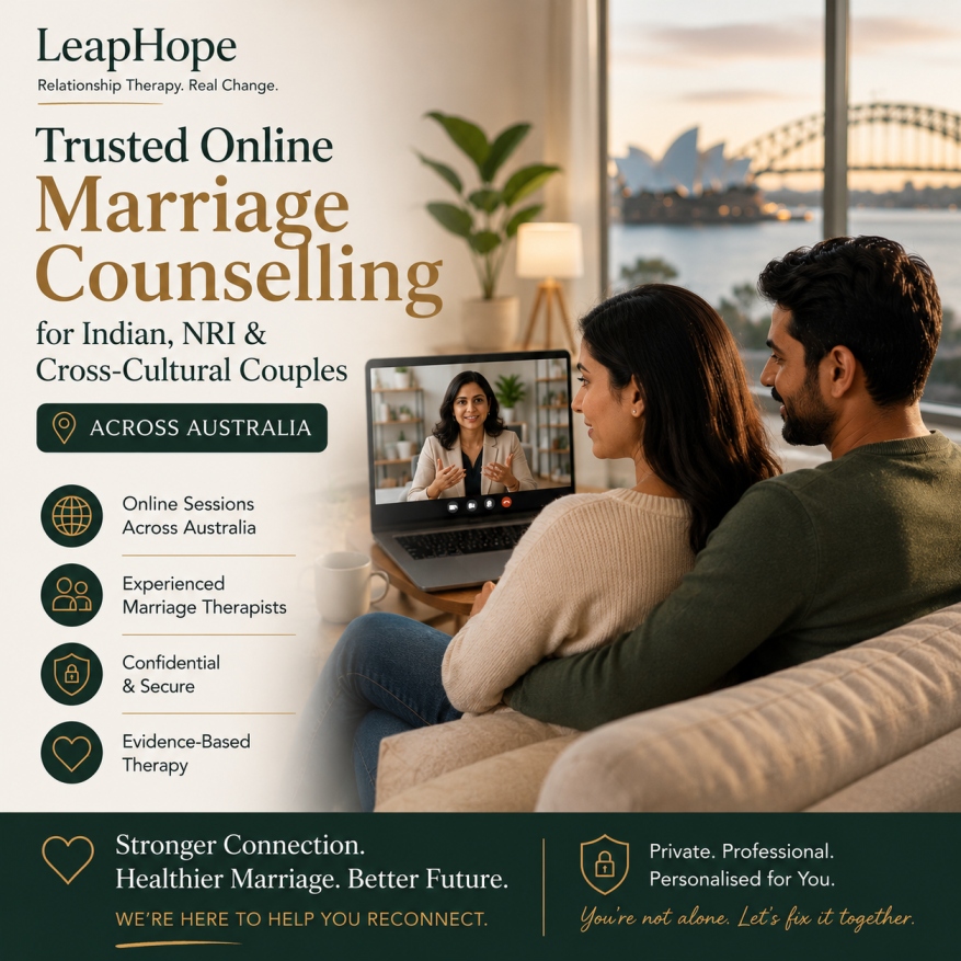 Online Marriage Counseling in Australia 5 Online Marriage Counselling Australia - LeapHope