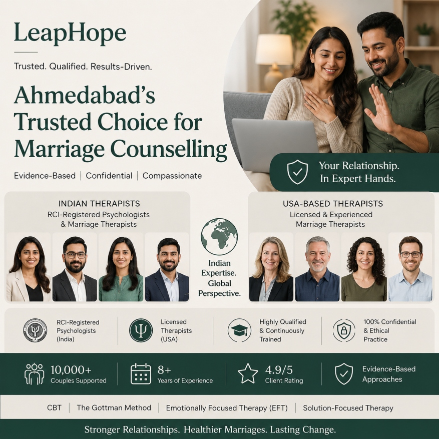 Why Couples Choose LeapHope for Marriage Counselling in Ahmedabad