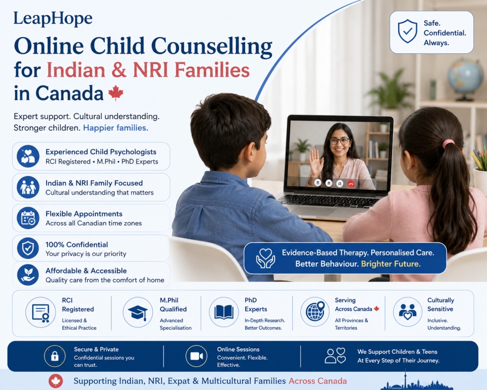Online Child Counselling for Families Across Canada
