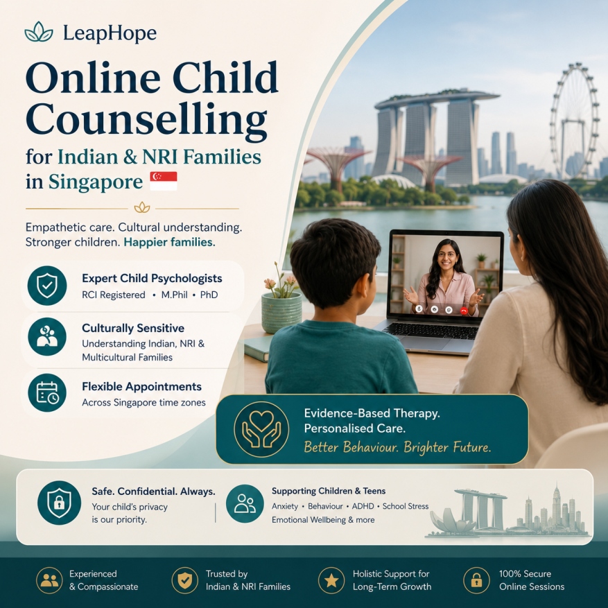 Online Child Counselling for Families Across Singapore