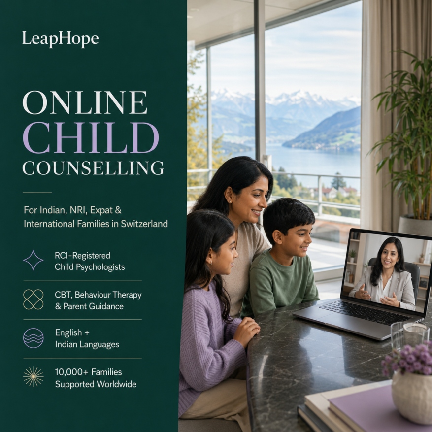 Culturally aware cross-border child counselling for Indian and expat families in Switzerland